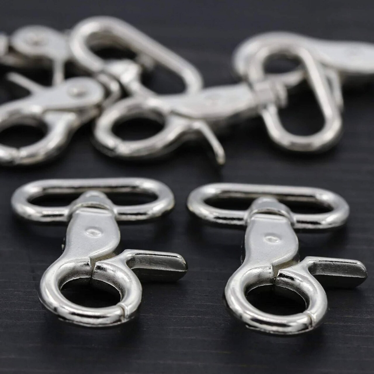 2 Pieces 3/4 Inch Heavy Duty Nickel Plated Lobster Swivel Clasp for Bag Straps